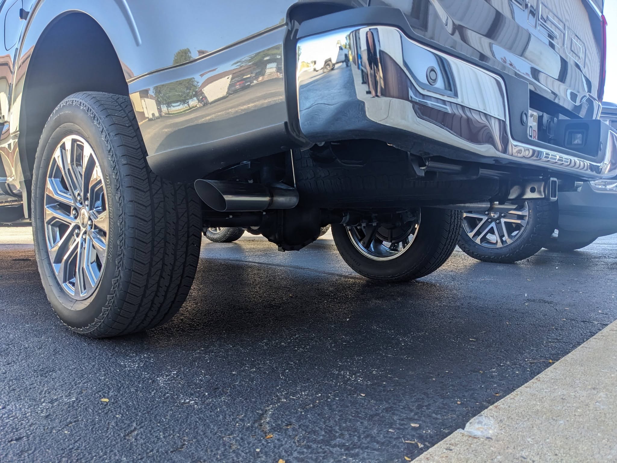 Finished exhaust tip